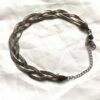 Bracelet large double serpentins torsadés
