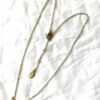 Chaine collier pendentif petit papillon ailes déployées