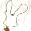 Chaine collier pendentif petit trèfle 4 feuilles