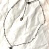 Chaine collier pendentif petite croix perles chaine