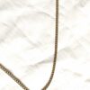 Collier chaine dorée mini petits maillons torsadés