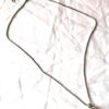 Chaine collier pendentif argenté petite lanterne petite perle blanche artificielle